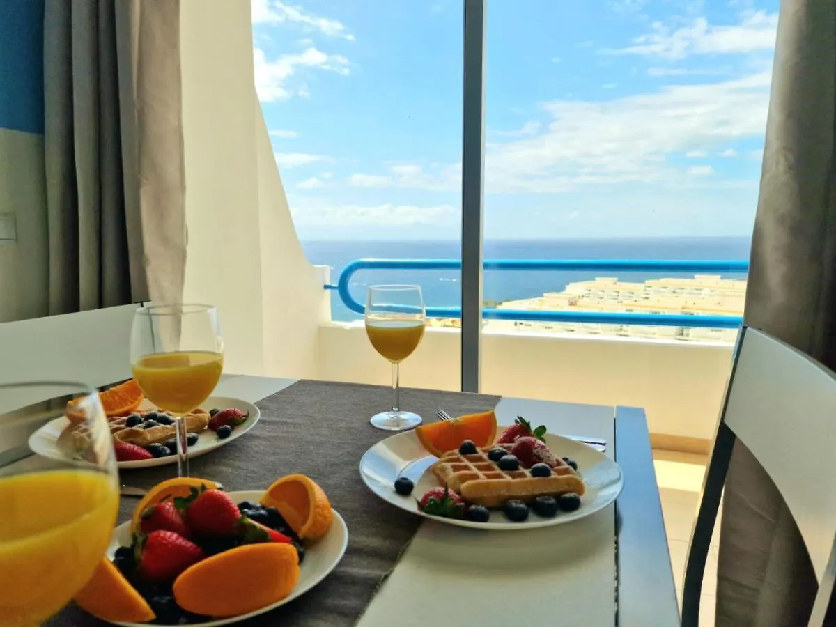 Lovely Blue Studio With Ocean View And Pool, Paraiso 918 Villa Costa Adeje  Spain
